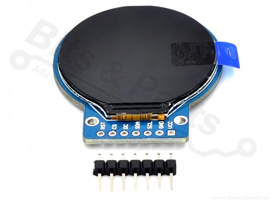 Display LCD Rond 240px 1,28 inch SPI/GC9A01